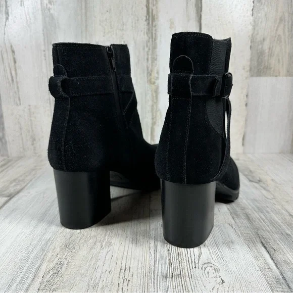 Blondo Tamzin Waterproof Bootie in Black Suede #964 - Picture 9 of 12